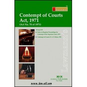 Lawmann's Contempt of Courts Act, 1971 by Kamal Publishers